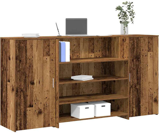 vidaXL Professionelles Büroempfang P200xB50xH103,5cm mit Schrank