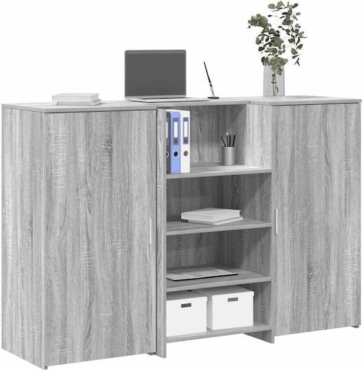 vidaXL Офис Рецепция с Размери Д155xШ50xВ103.5см