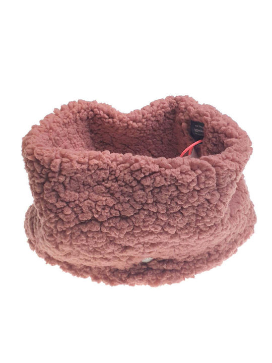Kids Furry Neck Gaiter Pink