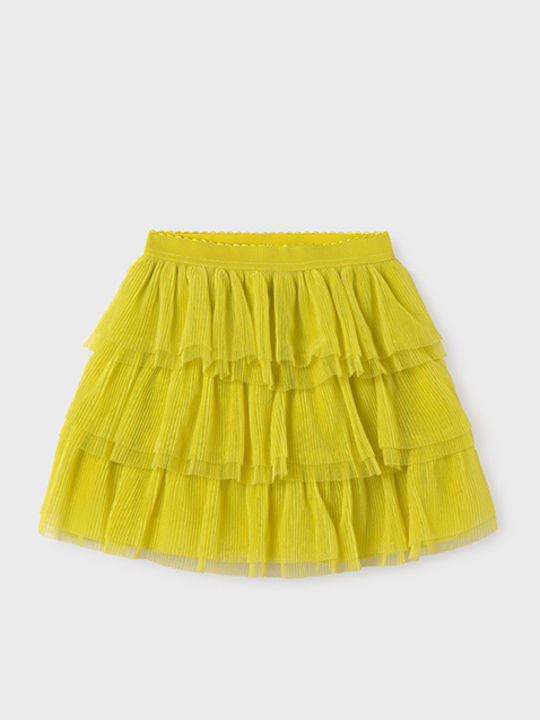 Mayoral Kids' Tulle Skirt Green