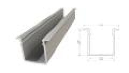 Алуминиев профил за LED, анодиран, 15x16mm, 2010mm, вграден Al12-glg3-as-20