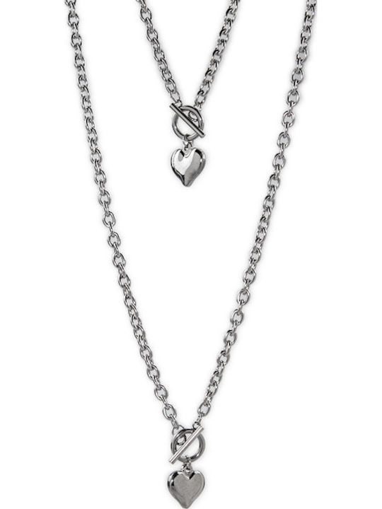 Rosefield JPNSCG-J268: Collana Donna Oro con Cristalli 40-45 cm