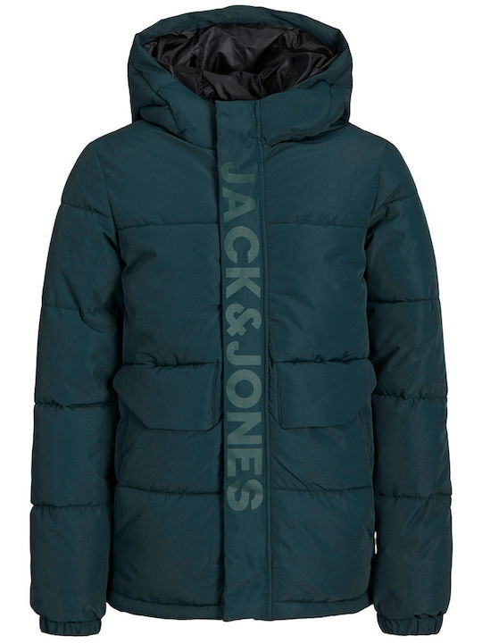 Jack & Jones Kids' Quilted Jacket Short with Ho...