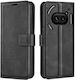 Mad Mask Wallet Piele / Piele artificială Negru (Nimic Telefon (2a))