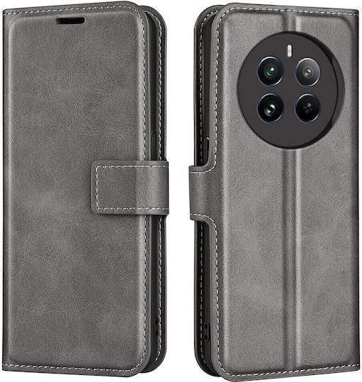 Mad Mask Wallet Δερμάτινο / Δερματίνης Γκρι (Realme 12+)