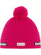 Beanie Beanie Knitted in Fuchsia color