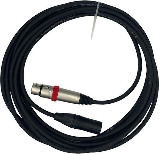 Neutrik XLR Cable XLR Male - XLR Female Black 5m NEU-001
