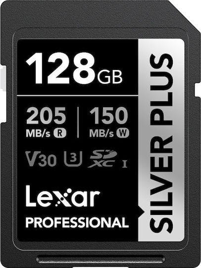 Lexar Professional SDXC 128GB V30 UHS-I 205MB/s