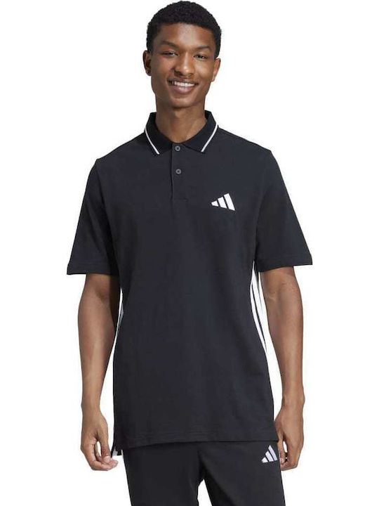 adidas Essentials Polo T-Shirt Schwarz