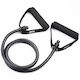 Phantom Resistance Band Gymtube Hard with Handles Black 1.65m