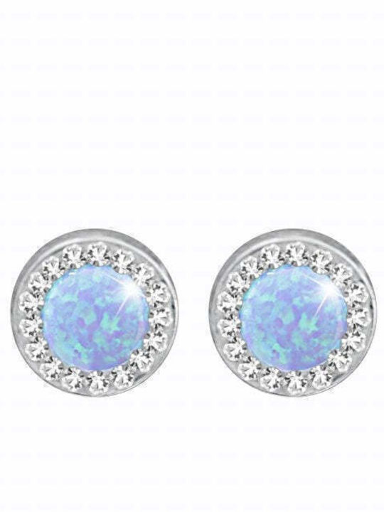 JSB Match Diabolo Earrings made of Steel with Stones JSB Match Diabolo Earrings made of Steel with Stones