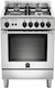 La Germania Aragaz 56lt cu Plite pe Gaz Natural L60cm. Inox
