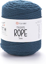 Yarnart Macrame Въже 5мм 789 Петрол
