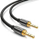 DeleyCON Audio Kabel 3,5mm Stecker - 3,5mm Stecker Schwarz 3m