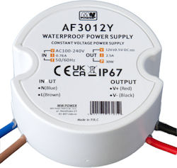 Af3024y Power Supply Mw Power Ay Series Power Supplies Mw Power 30w 24v/1.25a