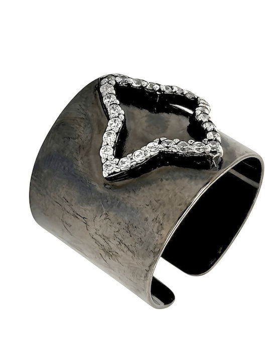 Xryseio Γυναικείο Δαχτυλίδι με Ζιργκόν από Ασήμι