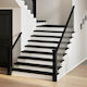 Vidaxl Stair Treads 2 Pieces Dark Brown 120x30x2cm Solid Oak Wood Brown