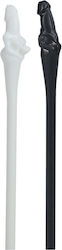 Couples Straws Black White