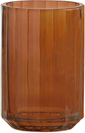 Andrea House Getränkehalter Glas Braun