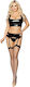 Black Garter Lingerie Set