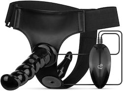 Fetish Collection Vibrating Strap-on Set Black