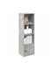 Shelf Floor Grey Concrete 31x24x102cm