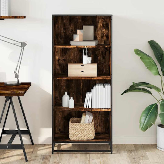 Bibliothek Rauchige Eiche 60x35x139cm