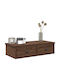 Shelf Wall Brown Oak 60x28x15cm