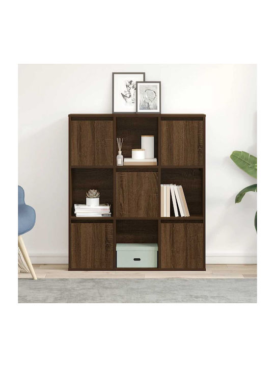 Βιβλιοθήκη Καφέ Δρυς 89x24x101.5εκ.