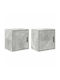 Cabinets Wall Grey 2pcs 40x30x41cm