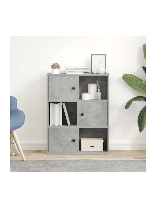 Bibliothek Grey Concrete 60x24x76.5cm