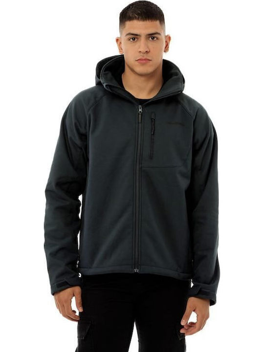 Χειμωνιάτικο Μπουφάν Softshell Αδιάβροχο και Αντιανεμικό Charcoal