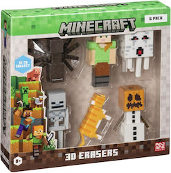 3d Eraser Set Minecraft Mc4060b 6 Pieces 3d Eraser Set Minecraft Mc4060b 6 Pieces