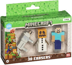 3D гумички комплект Minecraft MC4021B 3 броя