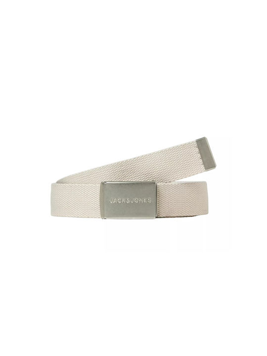 Jack & Jones Men's Belt White