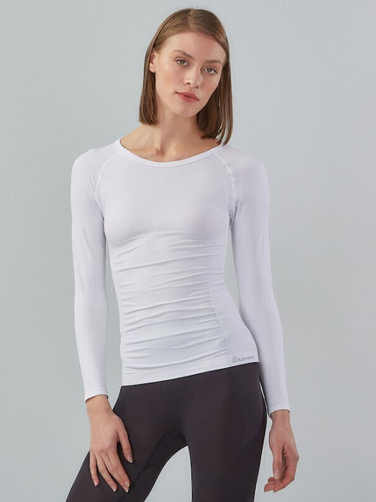 Admiral Damen Thermo Langarmshirt Weiß