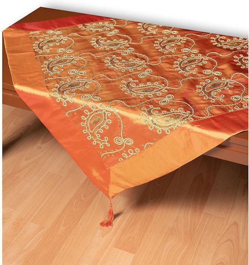Silk Fashion Καρέ 1028 Πορτοκαλί 85x85εκ.