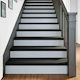 Vidaxl Stair Treads 12 Pieces Dark Brown Solid Oak Wood Brown