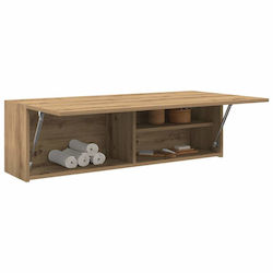 vidaXL Cabinet de baie L100xA25xÎ30cm Stejar