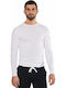 Tricou De Corp Pentru Bărbați Mânecă Lungă Alb 32/876/M.M.WHITE