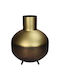 JK Home Decoration Decorative Glass Vase Gold