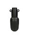 JK Home Decoration Decorative Glass Vase Black 13x13xH34cm