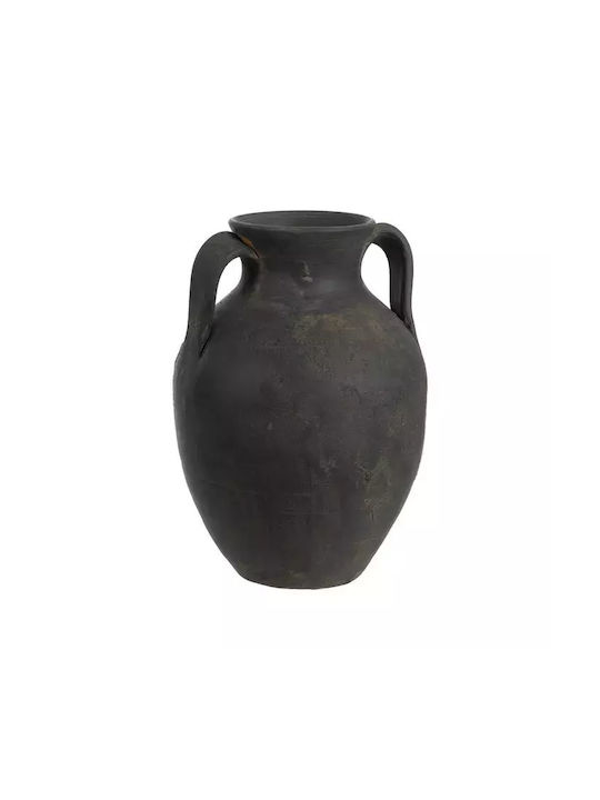 Ixia Regal Διακοσμητικό Βάζο Κεραμικό Γκρι Φ26xΥ36cm