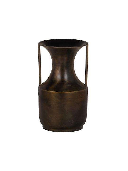 Ixia Regal Διακοσμητικό Βάζο Μεταλλικό Χρυσό Φ17xΥ29cm