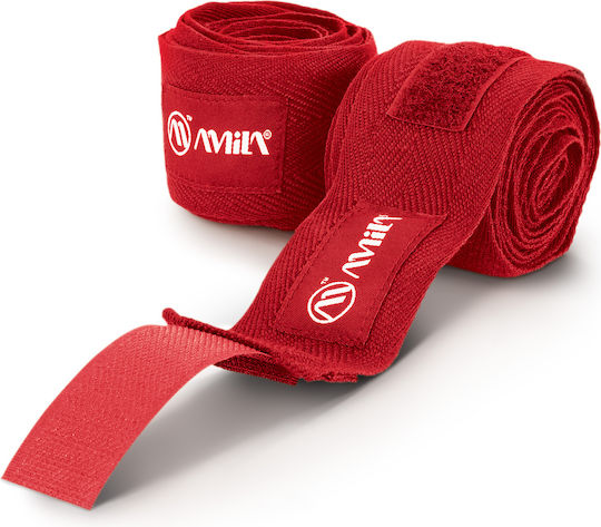 AMILA Martial Arts Hand Wrap 3m Red 32001