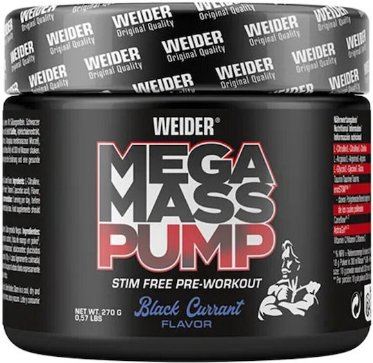 Weider Mega Mass Pump 270gr Black Currant