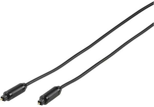 Vivanco Optical Audio Cable TOS male - TOS male Μαύρο 1m