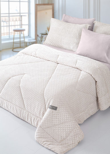 Saint Clair Duvet Cover Semi-double 180x240cm Baroque Ivory 660 GSMGsm