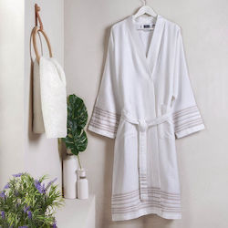 Charisma Modal Bademantel mit Kragen Linen Brown Charisma Modal Bademantel mit Kragen Linen Brown