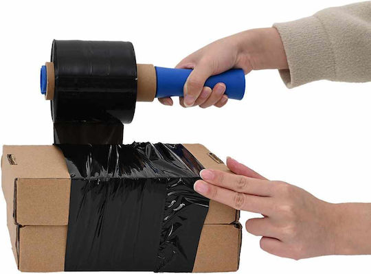 vidaXL Stretch Film 10cm x 300m Μαύρο 10τμχ